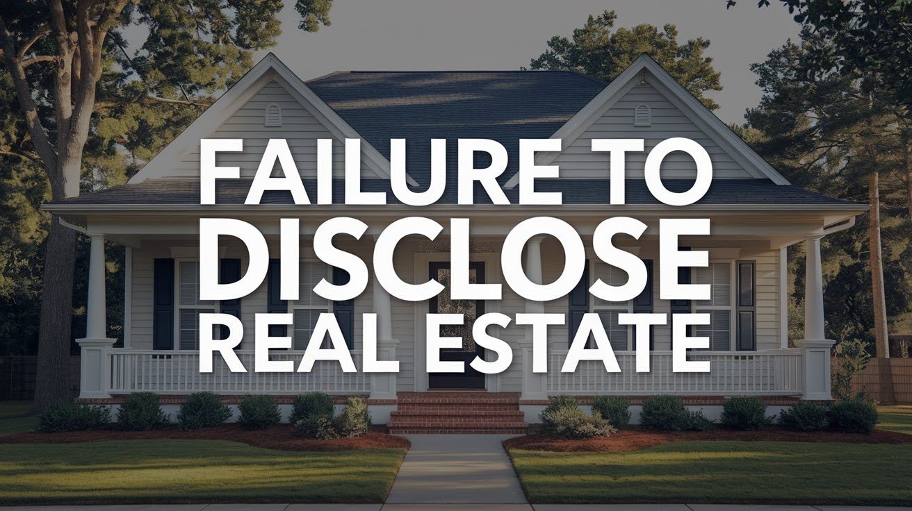 Failure to Disclose Real Estate
